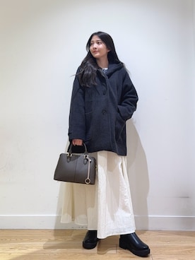 「アイテム（その他アウター）」を使った、あきらさん（レディース・149cm）の秋コーディネート