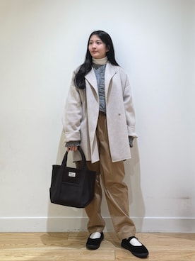 「アイテム（その他シューズ）」を使った、あきらさん（レディース・149cm）の秋コーディネート