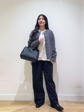 「FORK&SPOON」｜「アイテム（パンツ）」を使った、あきらさん（レディース・149cm）の秋コーディネート