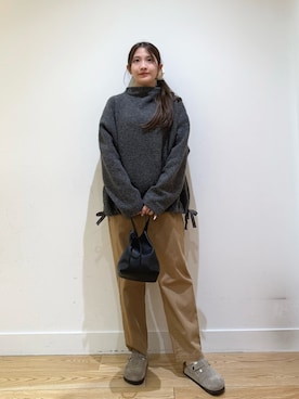「アイテム（その他トップス）」を使った、あきらさん（レディース・149cm）の秋コーディネート