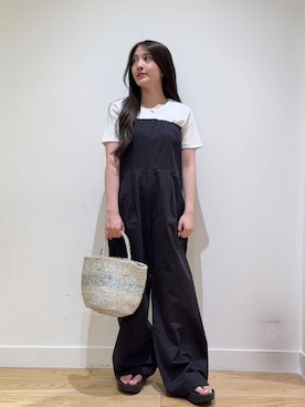 「PETIT BATEAU（プチバトー）のアイテム」を使った、あきらさん（レディース・149cm）の夏コーディネート