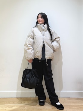 「RODE SKO（ロデスコ）のアイテム」を使った、あきらさん（レディース・149cm）の秋コーディネート