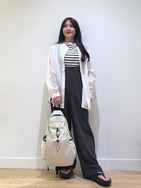 「OOFOS（ウーフォス）のアイテム」を使った、あきらさん（骨格ウェーブ・レディース・149cm）の夏コーディネート