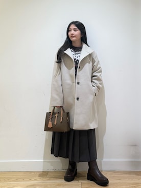 「URBAN RESEARCH DOORS WOMENS」｜「アイテム（ブーツ）」を使った、あきらさん（レディース・149cm）の秋コーディネート