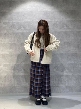 「FORK&SPOON」｜「アイテム（その他シューズ）」を使った、あきらさん（レディース・149cm）の秋コーディネート