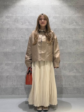 「アイテム（カバーオール）」を使った、あきらさん（レディース・149cm）の冬コーディネート