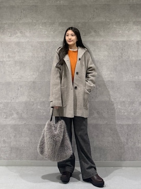 「アイテム（テーラードジャケット）」を使った、あきらさん（レディース・149cm）の秋コーディネート