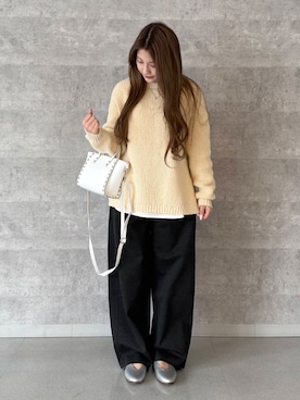 あきらさん（レディース・149cm）の冬コーディネート