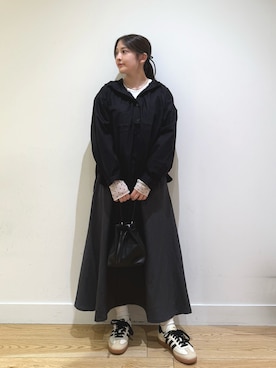 「アイテム（ヘアゴム）」を使った、あきらさん（レディース・149cm）の秋コーディネート
