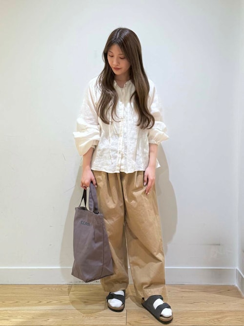 URBAN RESEARCH DOORS｜リネンハシゴレースブラウス | Rakuten