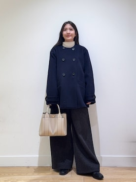 「アイテム（その他アウター）」を使った、あきらさん（レディース・149cm）の冬コーディネート