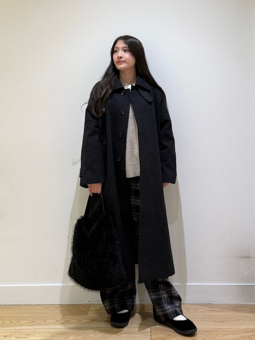 セール】ウール100バルマカーンコート|冬服/暖かい/ウール100%/通勤服 セール】ウール100バルマカーンコート|冬服/暖かい/ウール100%/通勤服