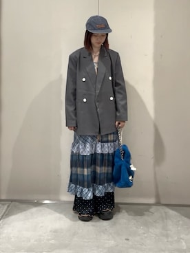 「ドットパンツ」｜saki081324さん（レディース・165cm）の秋コーディネート