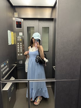 madorin50さん（骨格ウェーブ・レディース・157cm）の夏コーディネート