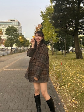 まみのこさん（骨格ナチュラル・レディース・163cm）の秋コーディネート