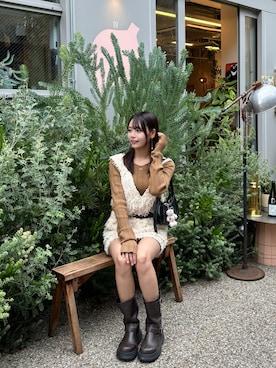 まみのこさん（骨格ナチュラル・レディース・163cm）の秋コーディネート