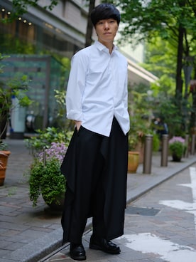 「PLST（プラステ）のアイテム」を使った、373さん（メンズ・175cm）の春コーディネート