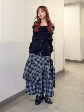 永田紗也佳さん（レディース・156cm）の秋コーディネート