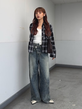 永田紗也佳さん（レディース・156cm）の夏コーディネート