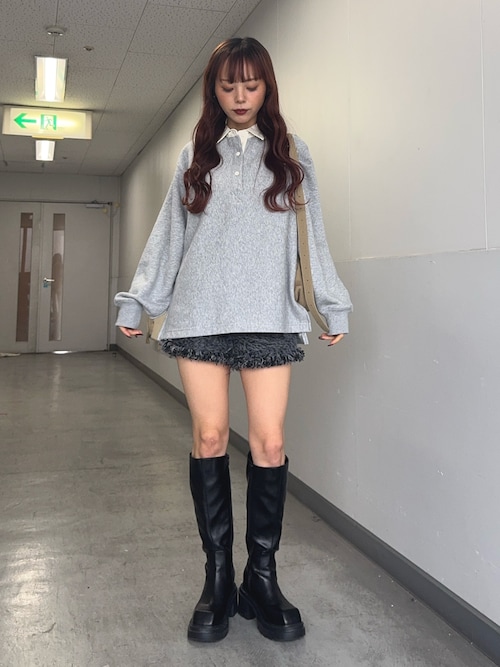 FLUFFY TWEED S/PT フラッフィー ツイード ショートパンツ 秋服 冬服
