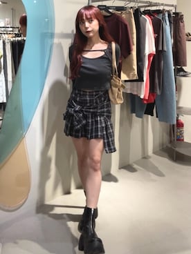 永田紗也佳さん(レディース・156cm)の秋コーディネート