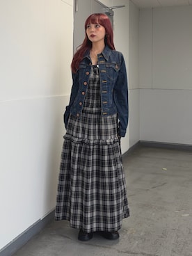 永田紗也佳さん(レディース・156cm)の秋コーディネート