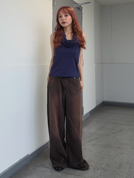 永田紗也佳さん(レディース・156cm)の夏コーディネート