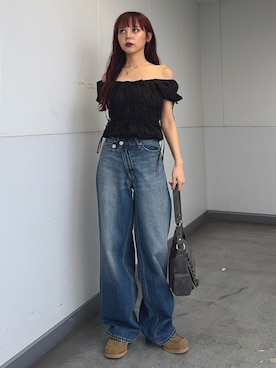 永田紗也佳さん（レディース・156cm）の夏コーディネート