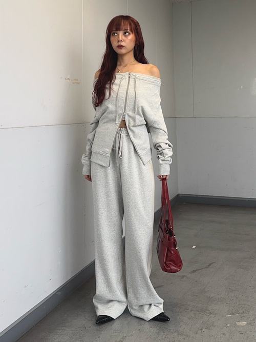 OFF SHOULDER SWEAT TOPS オフショルダー スウェット トップス