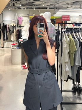 永田紗也佳さん(レディース・156cm)の夏コーディネート