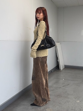 永田紗也佳さん（レディース・156cm）の秋コーディネート