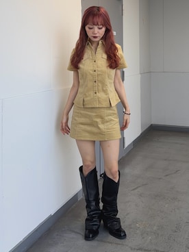 永田紗也佳さん(レディース・156cm)の夏コーディネート