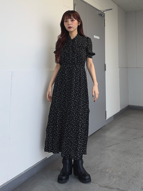 2026SS新作】TINY DOTS TIE PLEATS L/OP タイニードットタイプリーツ