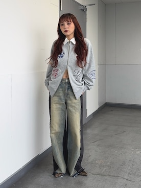 永田紗也佳さん(レディース・156cm)の冬コーディネート