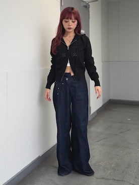 永田紗也佳さん(レディース・156cm)の秋コーディネート