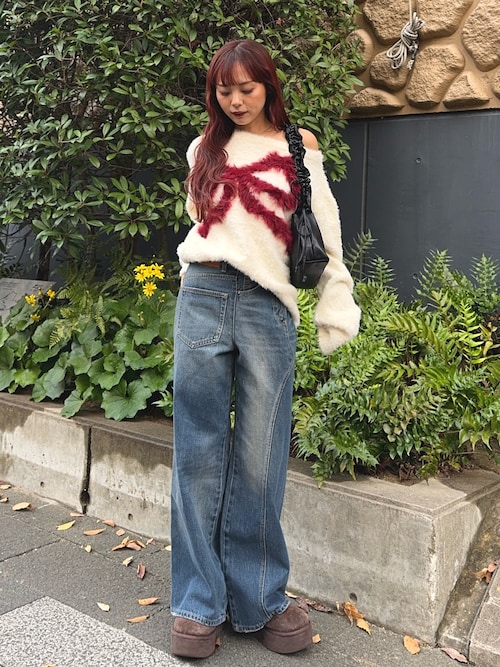 BACK TO FRONT DENIM PT バックトゥフロント デニムパンツ（デニム