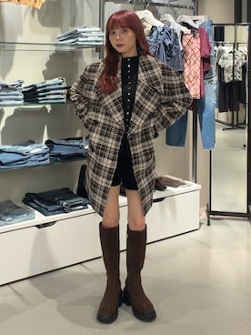 永田紗也佳さん(レディース・156cm)の夏コーディネート