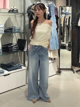 永田紗也佳さん（レディース・156cm）の夏コーディネート