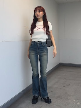 永田紗也佳さん（レディース・156cm）の秋コーディネート