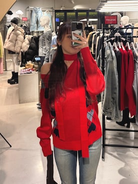 永田紗也佳さん(レディース・156cm)の冬コーディネート