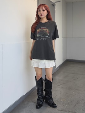 永田紗也佳さん(レディース・156cm)の夏コーディネート