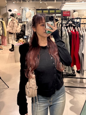 永田紗也佳さん(レディース・156cm)の冬コーディネート