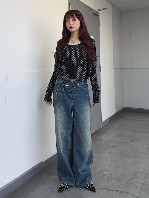 新色追加】J/W SWITCHING STRAIGHT PT ジャストウエスト スウィッチ