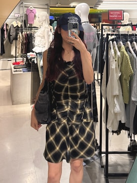 永田紗也佳さん(レディース・156cm)の夏コーディネート