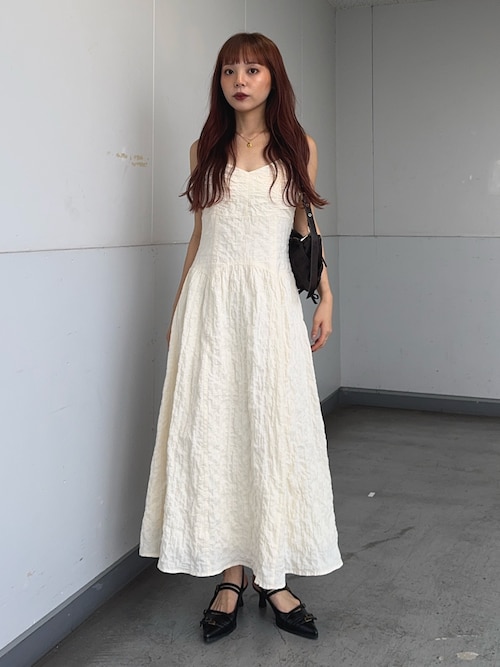 そのちゃん出品　ワンピース　sky SLY ワンピース FRONT ZIP GATHER CAMI OP フロント ジップ