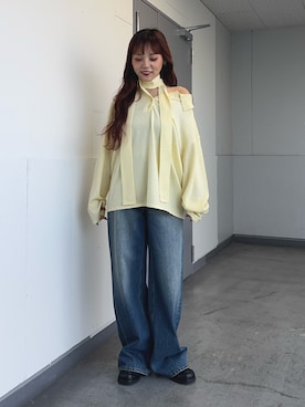 永田紗也佳さん(レディース・156cm)の冬コーディネート