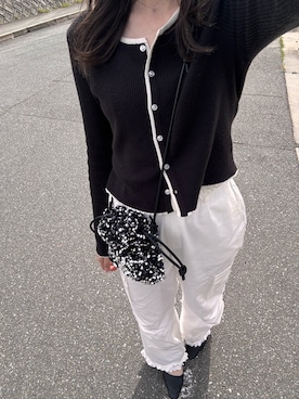 「NATURAL BEAUTY BASIC（ナチュラルビューティーベーシック）のアイテム（バッグ）」を使った、にかさん（レディース・162cm）の春コーディネート