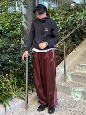 「アイテム（マウンテンパーカー）」を使った、taiyo.さん（メンズ・172cm・20代）の秋コーディネート