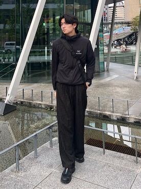 「アイテム（マウンテンパーカー）」を使った、taiyo.さん（メンズ・172cm）の秋コーディネート