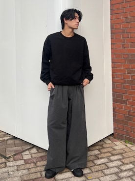 「アイテム（スウェット）」を使った、taiyo.さん（メンズ・172cm・20代）の冬コーディネート